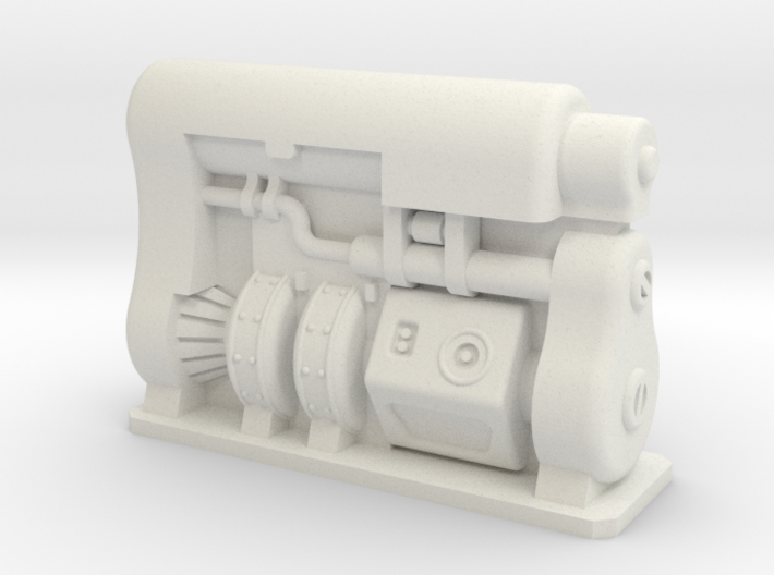 HO Scale Fusion Generator Fallout 4 3d printed