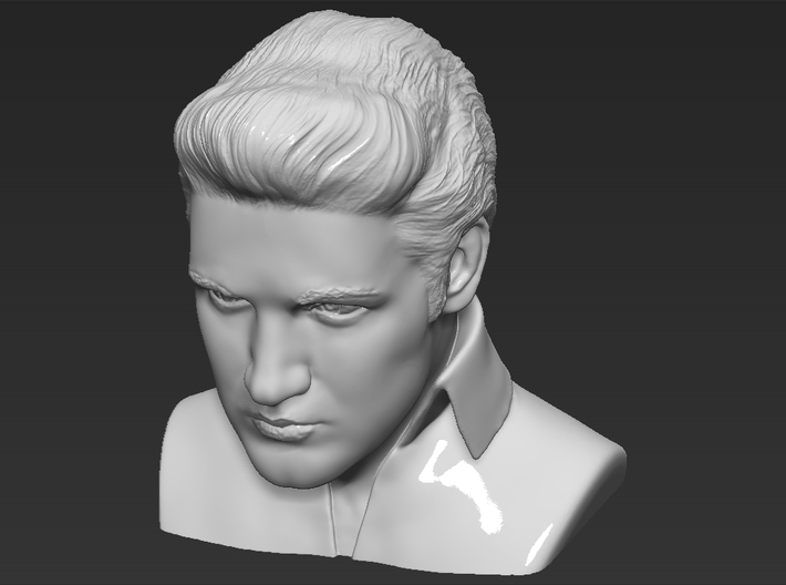 Elvis Presley bust 3d printed 