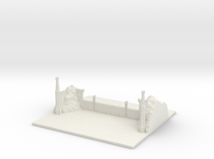 The Black Gate of Mordor from The Lord of the Ring 3d printed 