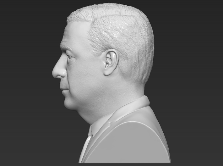 Nigel Farage bust 3d printed 