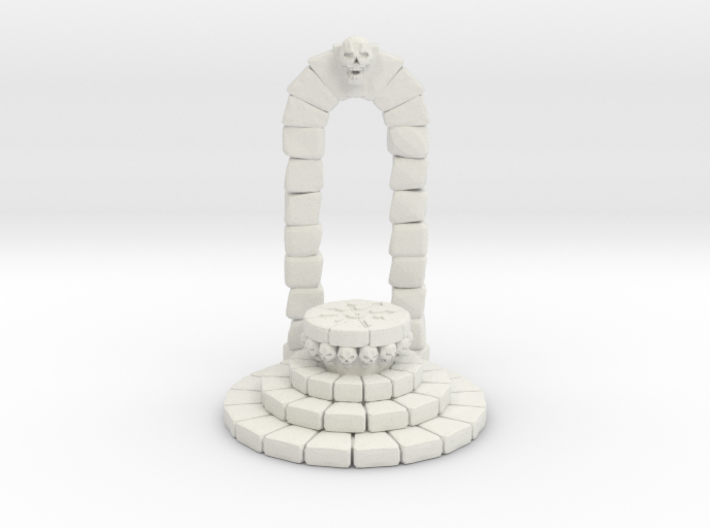 Display Base: Skull Altar and Arch 3d printed 