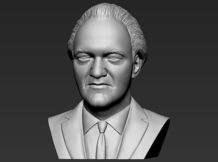Quentin Tarantino bust 3d printed 
