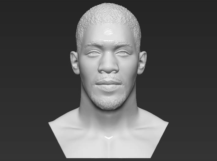 Anthony Joshua bust 3d printed