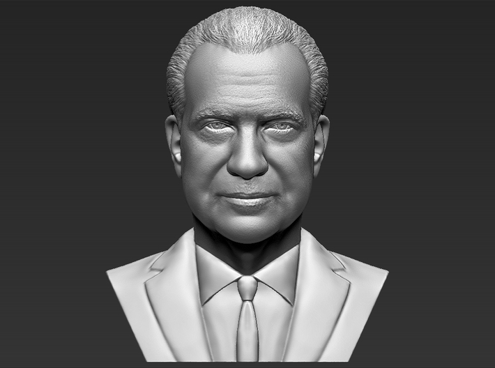 Richard Nixon bust 3d printed