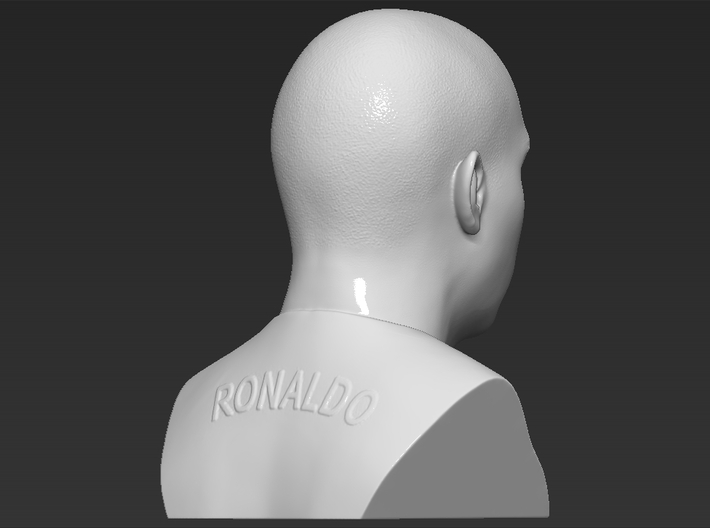 Ronaldo Nazario bust 3d printed 