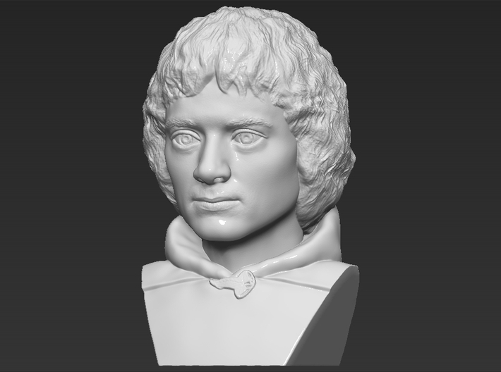 Frodo Baggins bust  3d printed 