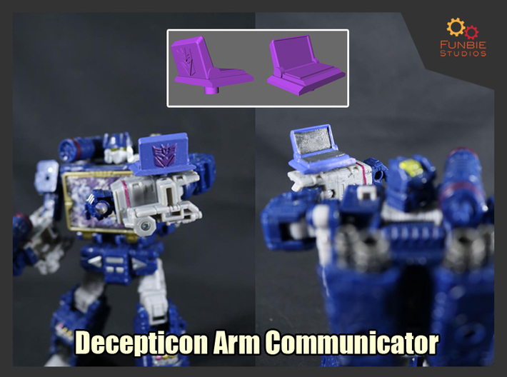 Dcepticon Arm Communicator 3d printed