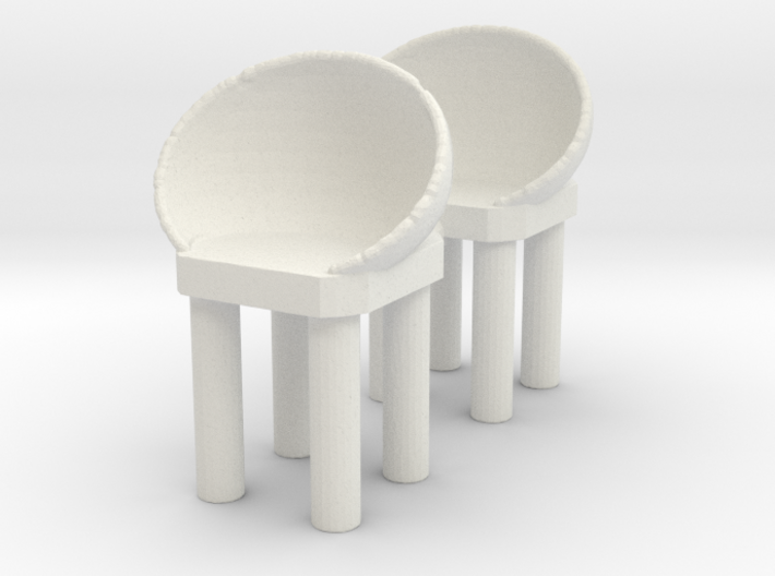 Modern Bar Chair (x2) 1/35 3d printed