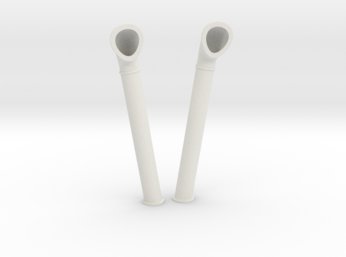 1/24 DKM Schnellboot Midship Vent Pipes Set 3d printed
