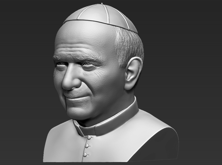 Pope John Paul II 3d printed 