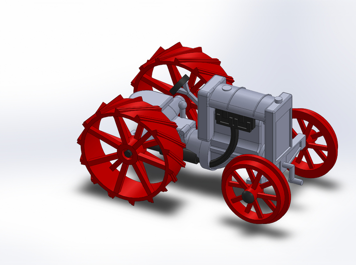 1920 FORD FARM TRACTOR 3d printed