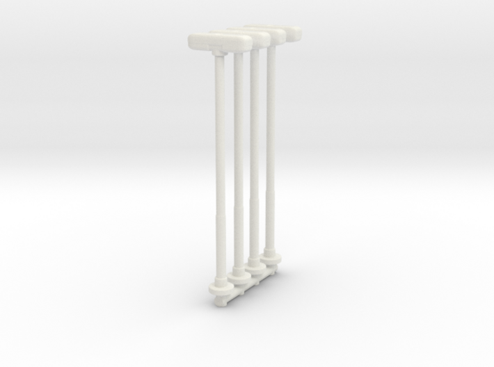 Double Street Lamp (x4) 1/100 3d printed