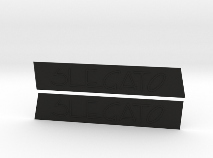 SLEGATO Badge Set for a Scirocco MK2 3d printed