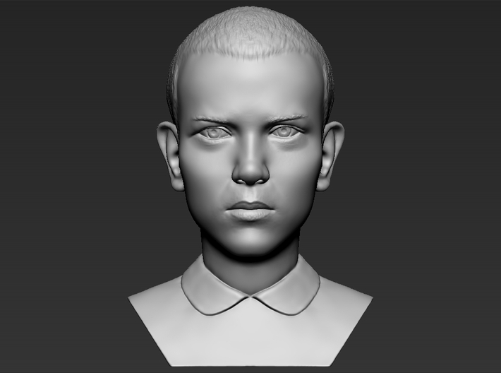 Eleven from Stranger Things bust 3d printed
