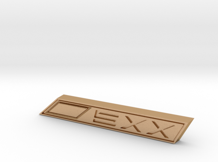 Cupra 5XX Text Badge 3d printed