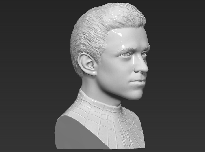 Spider-Man Tom Holland bust 3d printed 