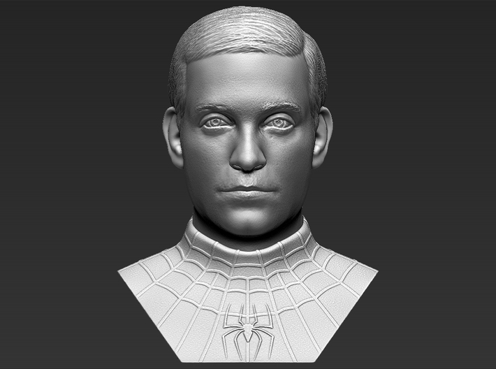 Spider-Man Tobey Maguire bust 3d printed