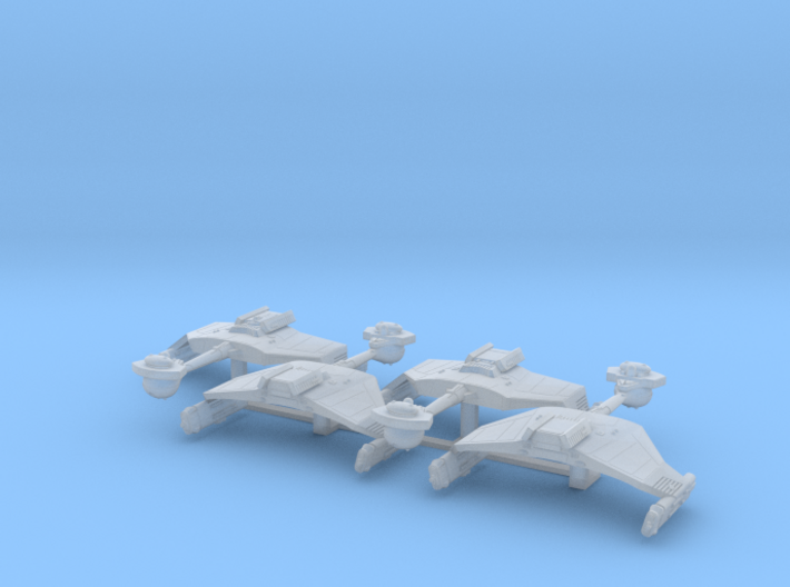 3788 Scale Klingon D5K War Cruiser Collection WEM 3d printed