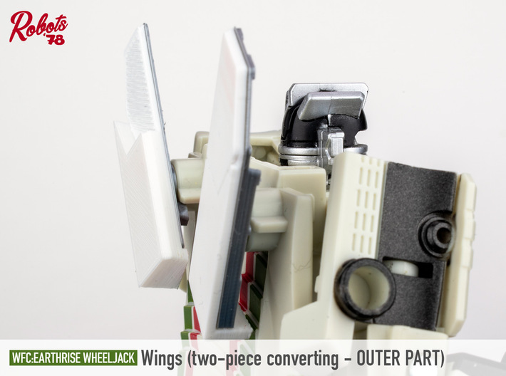 [Converting 2PC] ER Wheeljack Wings - Outer 3d printed 