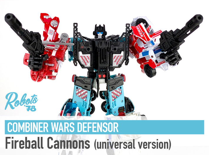 [Universal] CW/UW Defensor Fireball Cannons 3d printed