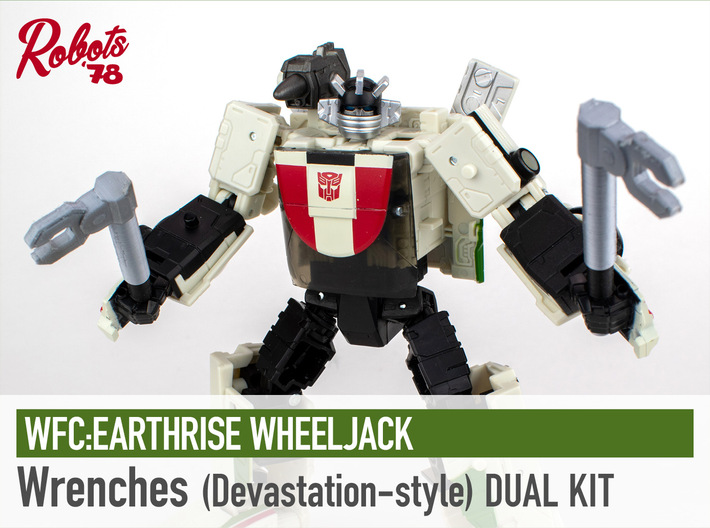 [x2] Wheeljack Wrenches - Devastation-Style 3d printed