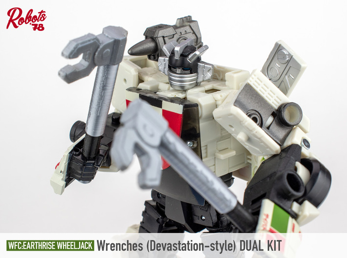 [x2] Wheeljack Wrenches - Devastation-Style 3d printed 