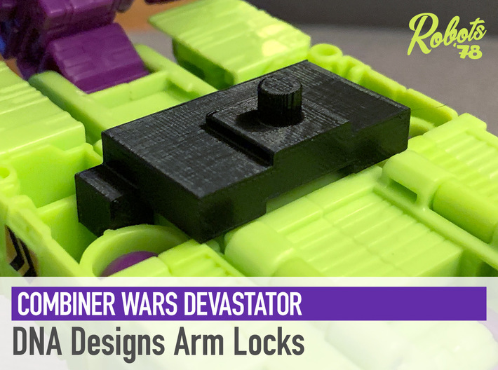 Devastator DNA Designs Arm Locks 3d printed