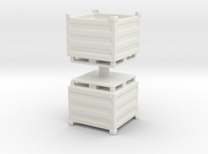 Palletbox Container (x2) 1/72 3d printed