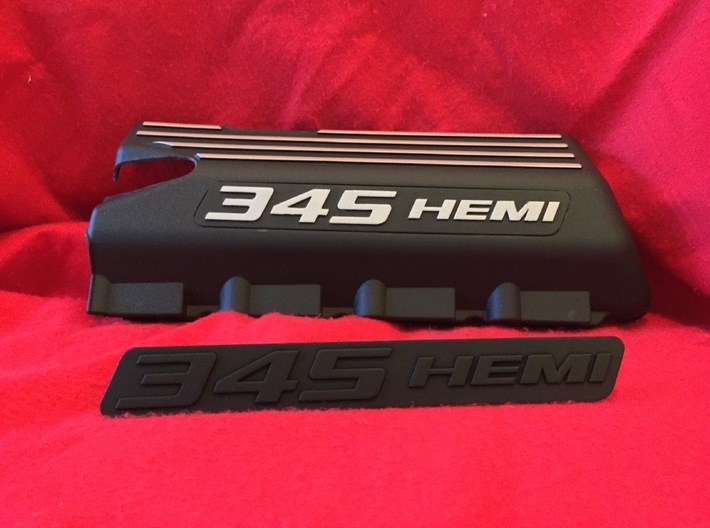 Daytona Badge for HEMI Engine Cover 3d printed 