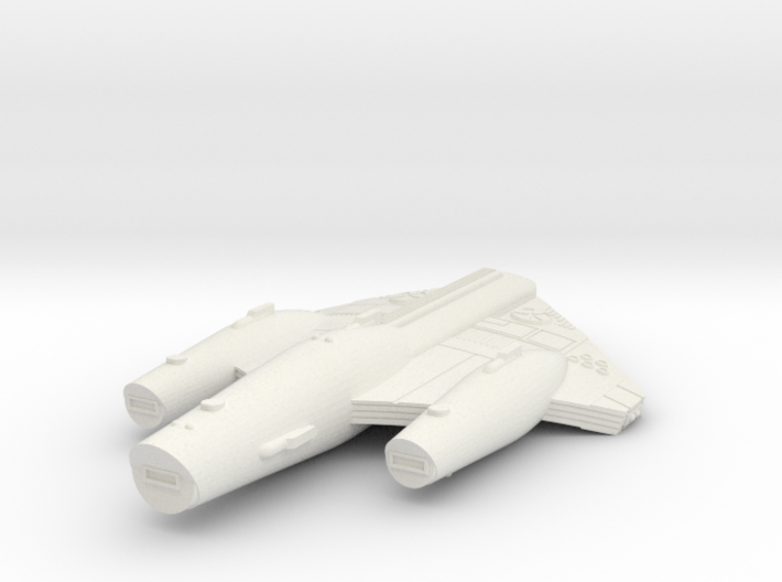 3788 Scale ISC X-Ship X-Command Cruiser (CCX) SRZ 3d printed