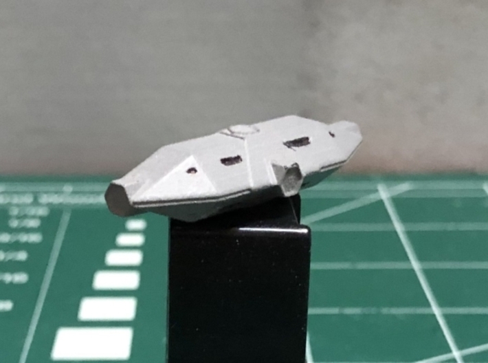 Suliban Long Cell Ship 1/1000 Attack Wing 3d printed Smooth FIne Detail Plastic. Painted by Griffworks.