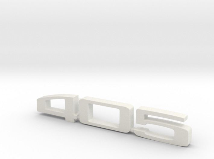 keychain peugeot 405 3d printed