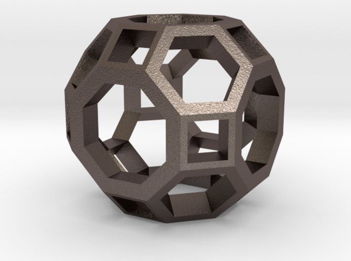 lawal 54mm v2 skeletal truncated cuboctahedron 3d printed