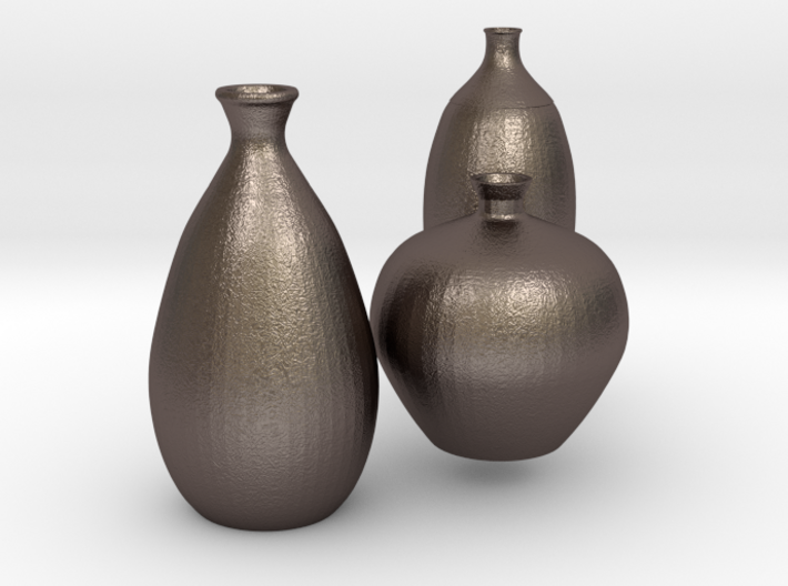 Modern Miniature 1:24 Vase Set 3d printed
