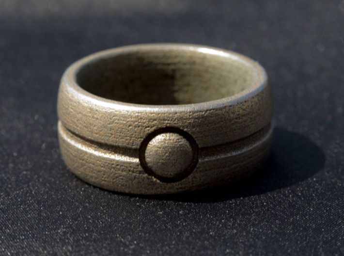 One Bead Ring - Size 23 3d printed One Bead ring - Size 23