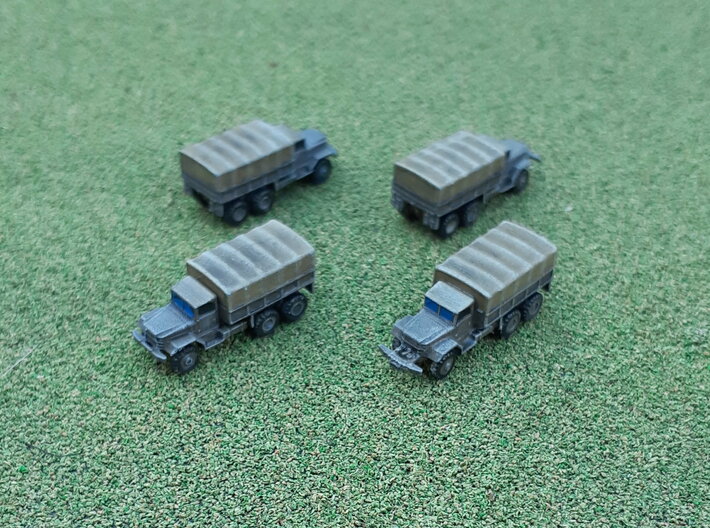 M125 &amp; M125A1 Heavy Trucks 1/285 3d printed