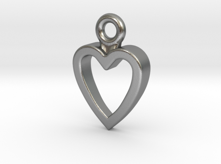 Heart Charm / Pendant / Trinket 3d printed