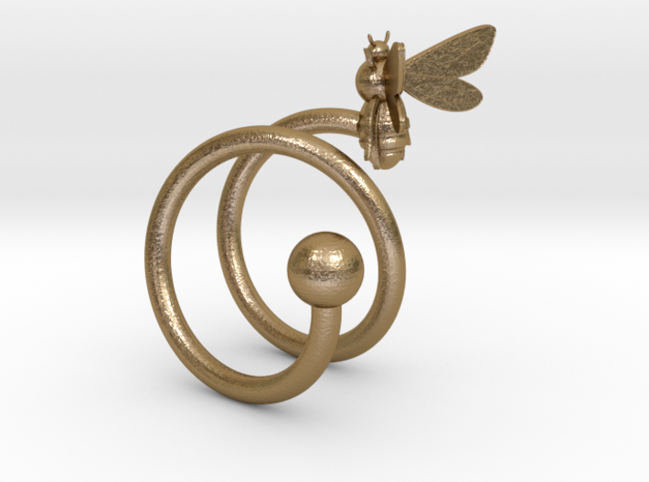 Honeybee Ring 3d printed