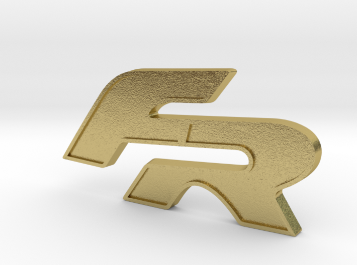 Pre-Facelift Front Grill S Badge FR Logo Unfilled 3d printed