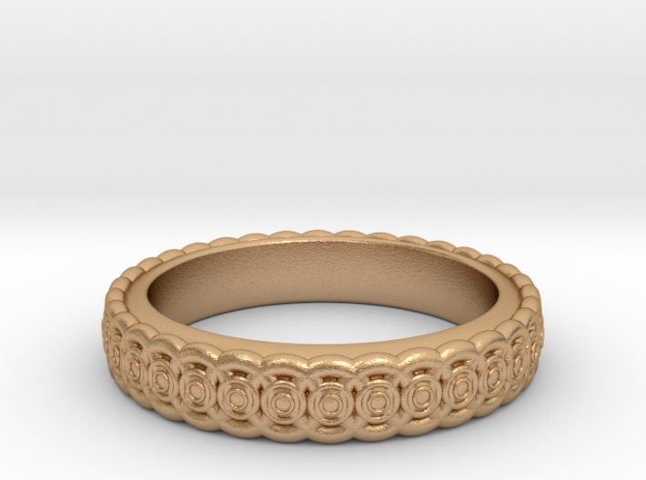 Circles Ring 3d printed