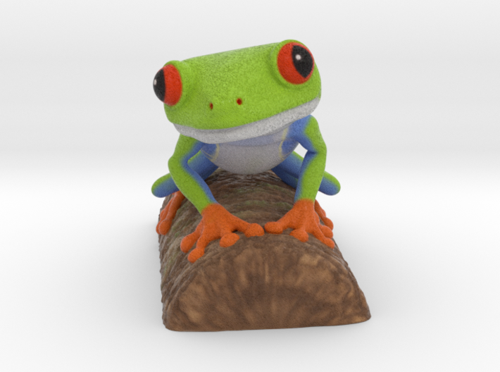 Red-eyed Tree Frog, small 3d printed