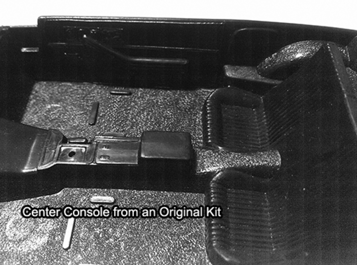 Center Console fix for Knight Rider Model Kits 3d printed Center Console in original kit