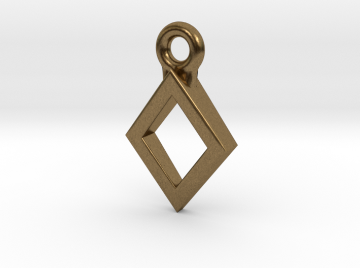 Diamond Charm / Pendant / Trinket 3d printed