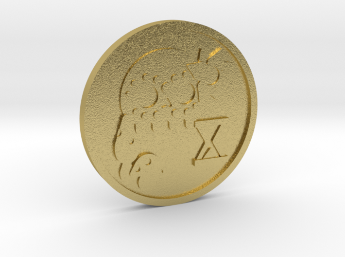 Death Coin 3d printed