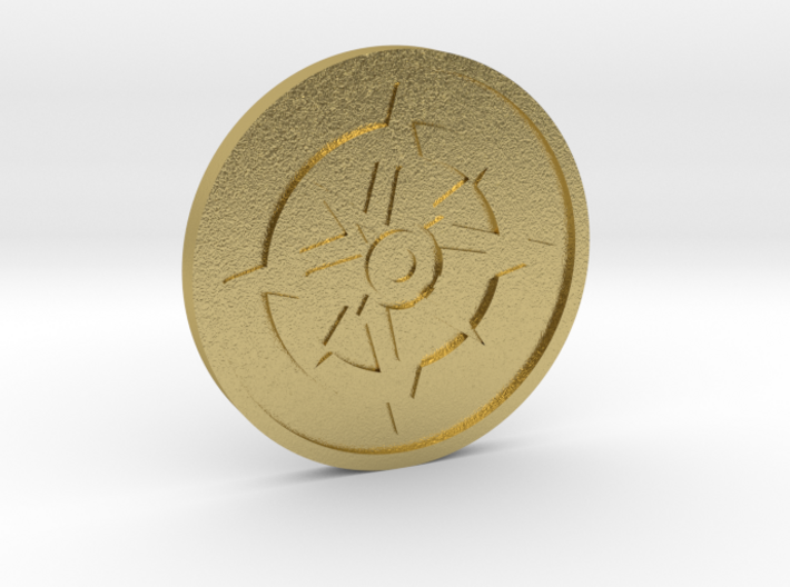 The Star Coin 3d printed