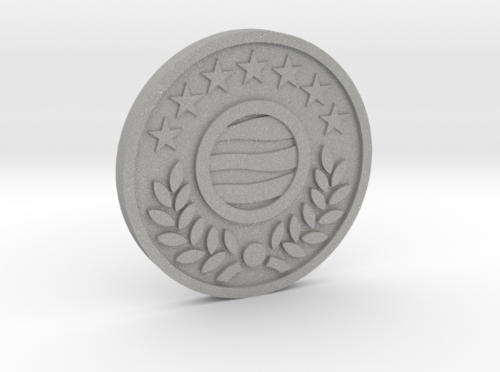 The World Coin 3d printed
