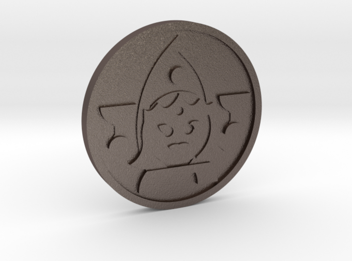 Queen of Cups Coin 3d printed