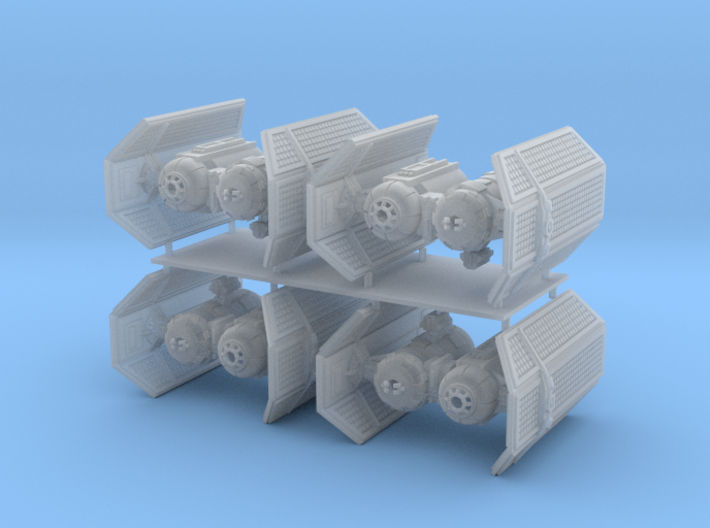 1/350 Tie Bomber Four Pack 3d printed