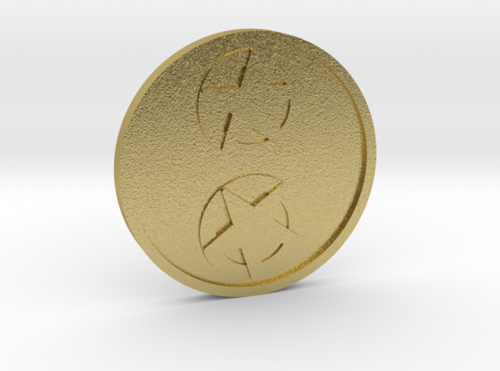 Two of Pentacles Coin 3d printed