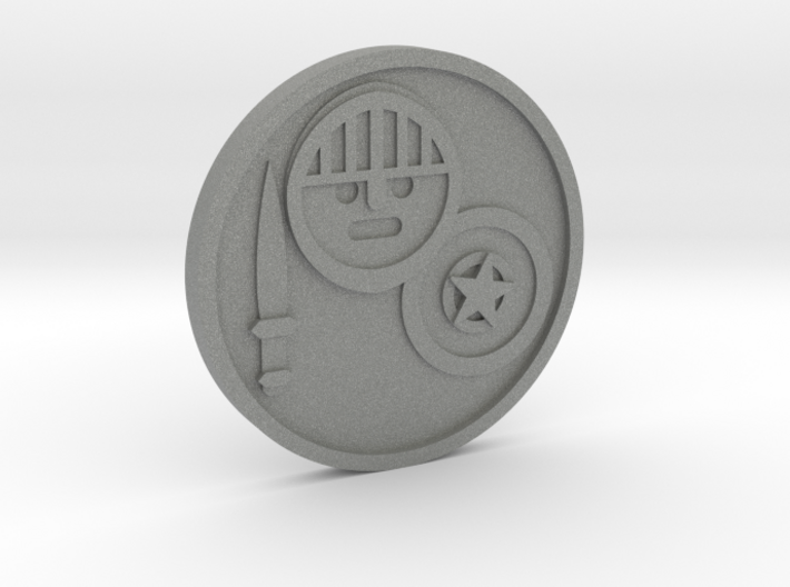 Knight of Pentacles Coin 3d printed